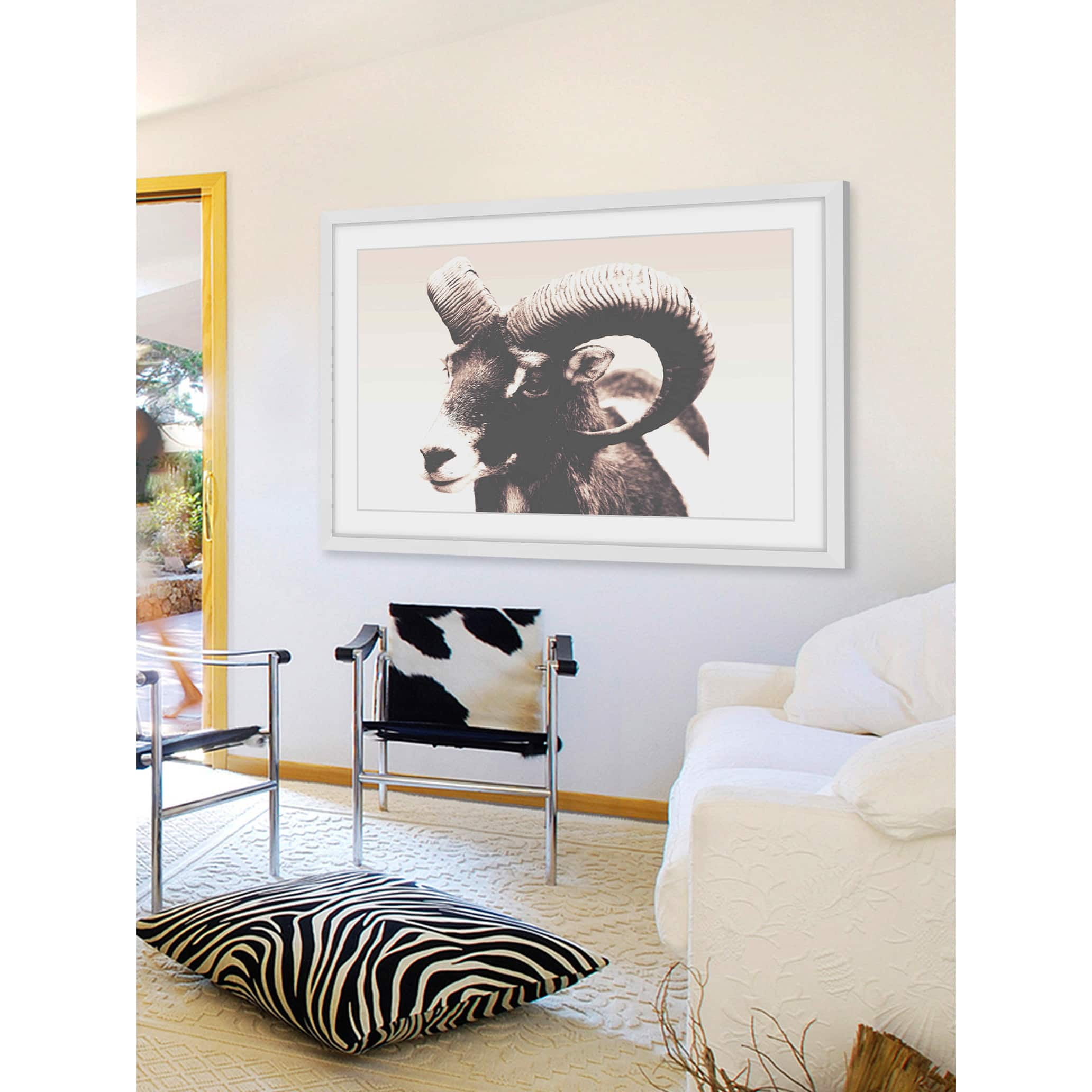 Marmont Hill "Eye of Ram" Framed Painting Print