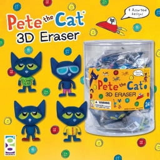 PETE THE CAT 3D ERASER 24/BOX - Walmart.com