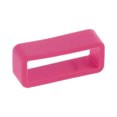 thumbnail image 4 of Unique Bargains Watch Band Strap Loops Silicone for 19mm Width Watch Band, Rose Red 4 Pack, 4 of 5