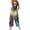 Multicolor, variant on Fgvctg Valentine's Day Women's Jumpsuits Wide Leg Pant Comfy Overall Love Heart Graphic Sleeveless Spaghetti Straps Jumpsuits Romper Bib Overalls Loose Sprimg Pants With Pockets Hot Pink L
