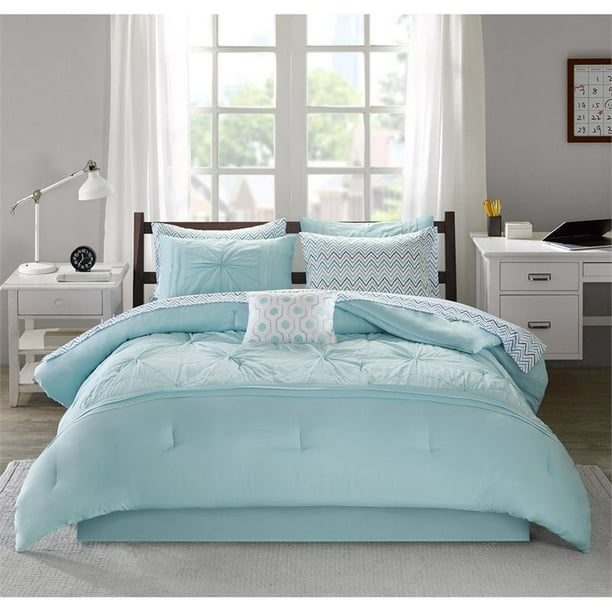 Comforter and Sheet Set Twin XL/Aqua 