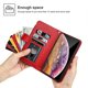 thumbnail image 4 of Funda tipo cartera para iPhone X/XS con cordón y tarjetero de piel sintética, 4 of 5