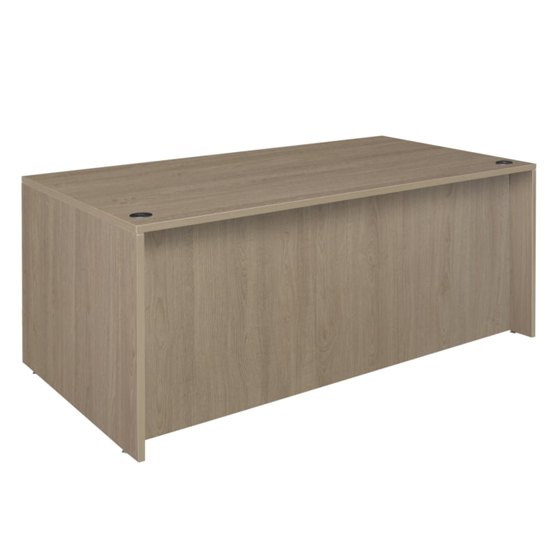 Regency Legacy 71 x 35 in. Executive Desk with Single Pedestal Drawer Unit- Noble Oak