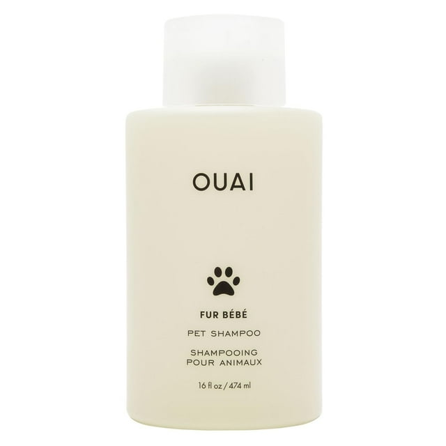 OUAI Fur Bébé Pet Shampoo - Cat & Dog Shampoo for Gentle Cleansing, Hydration & Shine - Vegan & Cruelty-Free Pet Supplies with Aloe Vera & Panthenol - Mercer Street S