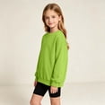 thumbnail image 5 of FAIWAD Sweatshirts for Kids Cotton Long Sleeve Crewneck Pullover Tops Boys Girls Casual School Oversized Clothes, 5 of 9