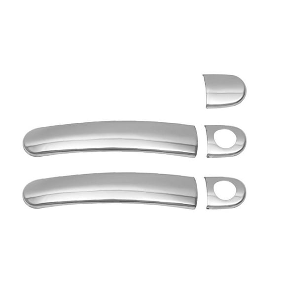 OMAC Door Handle Cover Guard for VW Beetle 2012-19 Stainless Steel Chrome 2 Key Hole
