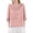 Pink, variant on Womens Summer Clothes Kelon Women's Tops Short Sleeve Shirts Crew Neck Ethnic Embroidered Blouse Casual Business Blouses, XL