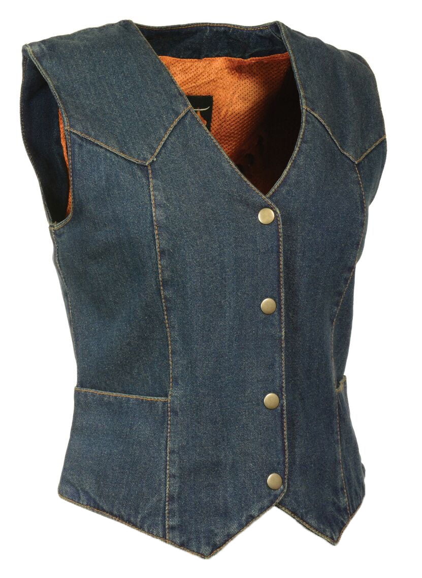walmart womens denim vest