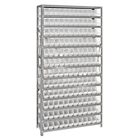 Clear View Shelf and Bin Unit, 144 Shelf Bins