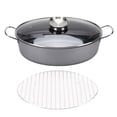 thumbnail image 2 of Fish Steaming Pot, Oval Fish Cooker Pot Simple Cleaning  for Kitchen, 2 of 7