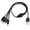Black, variant on Multiple Charging USB Type C Adapter 50cm 4 in 1 USB Type C Charging Cable
