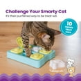 thumbnail image 2 of Puzle interactivo para gatos Catstages Kitty Cube, azul, 2 of 8