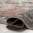 thumbnail image 6 of Rugs USA Wild Orchid Machine Washable Area Rug, 5' 3" x 8', Wild Orchid Brick, 6 of 8