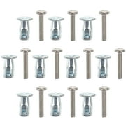 10 Pcs Metal Hollow Door Anchor Bolts Jack Fixing Nuts with Screws Wall Petal for Fasteners Car Baby Miss