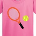 thumbnail image 4 of Inktastic Tennis Racket and Ball Youth T-Shirt, 4 of 5