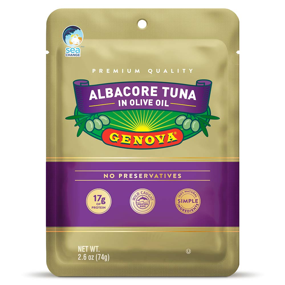 Genova Albacore Tuna in Olive Oil, 2.6oz, Pack of 12