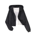 thumbnail image 4 of Liyamei Kids Lightweight Hooded Jacket with Zipper for Fall Windproof Outerwear Size 12-13 Years, 4 of 7