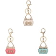 thumbnail image 2 of Llavero con forma de bolso de diamantes de imitación, llavero para mujer, llavero, llavero de coche, colgante, joyería, regalo delicado Speravity PS11023-03, 2 of 7