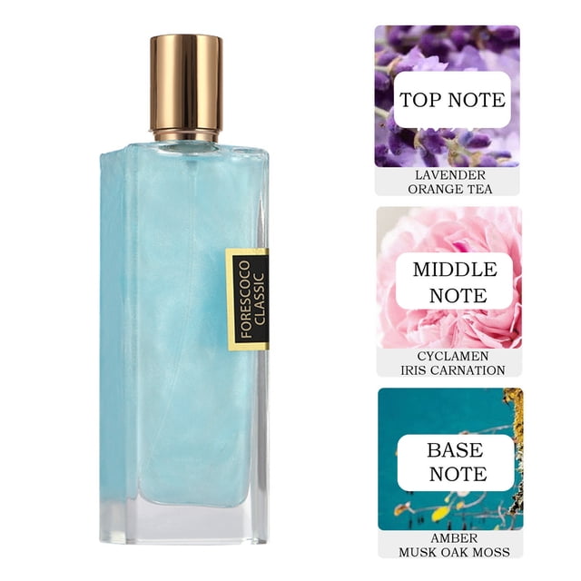 Perfume Perfume para damas Perfume de larga duración, Perfume de arenas movedizas Perfume de niebla corporal Adecuado para el día de San Valentín, Fiesta, Festival de música 50 ml