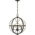 thumbnail image 5 of Progress Lighting Brandywine 3-Light Pendant, Steel, Silver Ridge, 5 of 7
