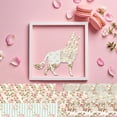thumbnail image 4 of Spring Floral 12x12 Inch Scrapbook Paper – 24 Double-Sided Vintage Pink Botanical Designs, Acid-Free 160g Cardstock for DIY Crafts, Card Making, Photo Albums, Gift Wrapping, Junk Journals, 4 of 8
