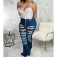 thumbnail image 4 of High Waist Y2k Women Fashion Pants Tie Dye Print Flared Trousers Straight Leg Streetwear Baggy Sweatpants, 4 of 5
