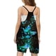 thumbnail image 4 of Odeerbi 5-14 Años Niñas Traje de Verano Lindo Estampado de Mariposa Camisola Romper Casual Transpirable Cómodo Combinado Pantalones Cortos Con Bolsillos, 4 of 5