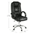 thumbnail image 3 of Mind Reader Executive Office Chair with Headrest, Height Adjustable, Desk Chair, Office, 23"L x 25"W x 45-49"H, 3 of 3