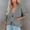 Gray, variant on Turilly Womens Jackets Ladies Clearance, Women Casual Patchwork Leopard Long Sleeve Knit Pullover V-neck Sweater Coat