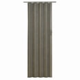 thumbnail image 4 of Spectrum Elite 36 in. x 80 in. Vinyl Accordion Folding Closet Door, Retractable Room Divider, Trim to Fit, Reversible, Grey Linen, 4 of 5