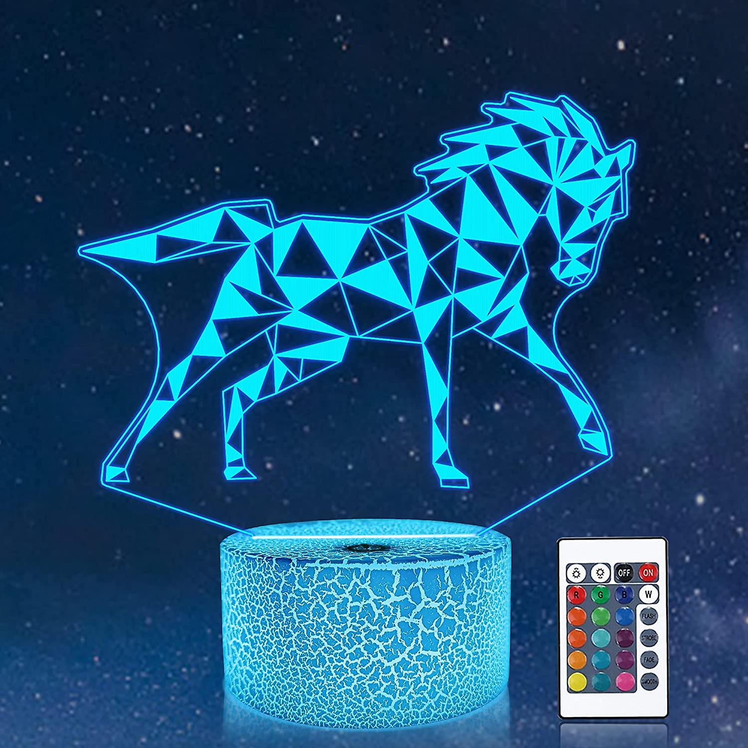Shxx Horse Night Light ,hourse Gifts, Anywin Horse 3d Night Light For
