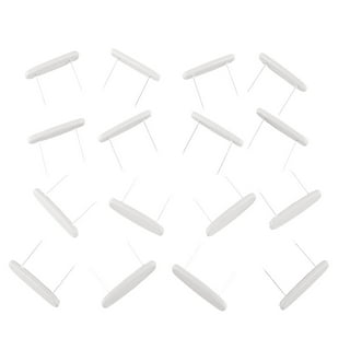 50 Pcs Clear Bedskirt Pins Plastic Twist Pins Upholstery Bed Tacks Nonslip  Bedskirt Spiral Pins Headliner Pins for Slipcovers Household Furniture Bed  Skirts 