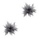 thumbnail image 1 of Jumpingount Women Ladies Feather Brooch Decor for  Halloween Wedding 2piezas Gris, 1 of 1