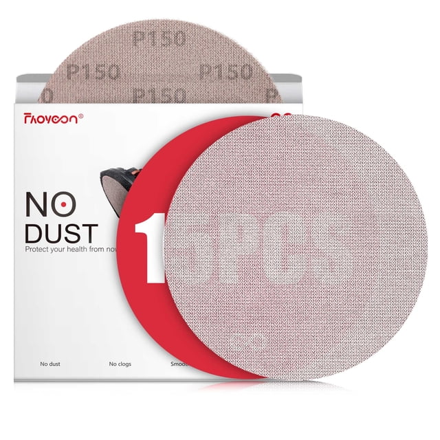 Discos de lijado Faoyoon, 23 cm, papel de lija para paneles de yeso, grano 150, paquete de 15
