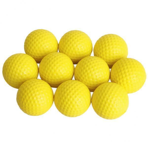 20x10pcs PU Pelota De Golf Entrenamiento De Golf Pelotas De Espuma Suave Pelota De Práctica - Amarillo Sunnimix pelotas de golf