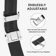 thumbnail image 3 of BOSTANTEN Mens Belt Leather Ratchet Dress Belt with Sliding Adjustable Buckle, Trim to Fit, 3 of 14
