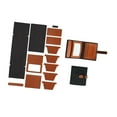 thumbnail image 4 of amagogo DIY Leather Wallet Set Card Organizer Handmade Pre Punched Mens Purse Making Black Brown, 4 of 9