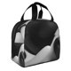 thumbnail image 2 of Easygdp Black White Fluid Sculpture Bolsa Térmica Premium - Tela Oxford Impermeable, Gran Capacidad, Bolsillo Frontal, Unisex para Trabajo, Escuela, Actividades al Aire Libre y Picnics, 2 of 8