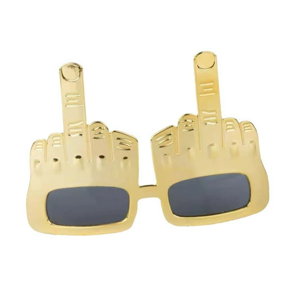 Gafas de sol decorativas para fiestas, gafas de sol extravagantes para fiestas, gafas de sol novedosas de pie con dedo medio, gafas de sol extravagantes para fiestas, diseñadas para durar