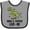 Heather and Black, variant on Inktastic Mimi and PopPop Love Me Dinosaur Boys Baby Bib
