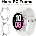 thumbnail image 3 of [2+1 Pack] Miimall Compatible Samsung Galaxy Montre 5 Boîtier de Protection d'Écran 44mm, Couverture de Pare-Chocs de Protection pour PC Dur, 3 of 5