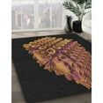 thumbnail image 3 of Ahgly Company Machine Washable Indoor Rectangle Transitional Brown Area Rugs, 8' x 12', 3 of 7
