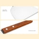 thumbnail image 5 of Piel y espátula de pizza de acero inoxidable para pizza, filete, tortitas y repostería - Herramienta de cocina multiusos con asa ergonómica, 5 of 7