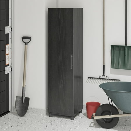

Systembuild Evolution Westford 60 Tall Storage Cabinet Black Oak