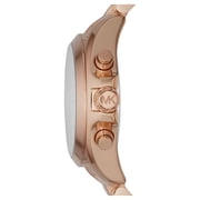 Michael Kors Womens Bradshaw Mini Rose Gold-Tone Chronograph Watch, MK5799