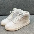 thumbnail image 1 of PU & MA Rebound High Top Sneakers Classic Casual Shoes White Mens Size 8.5, 1 of 6