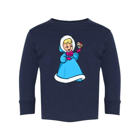 

Winter Girl And Bird Long Sleeve Toddler -Image by Shutterstock 2 Toddler