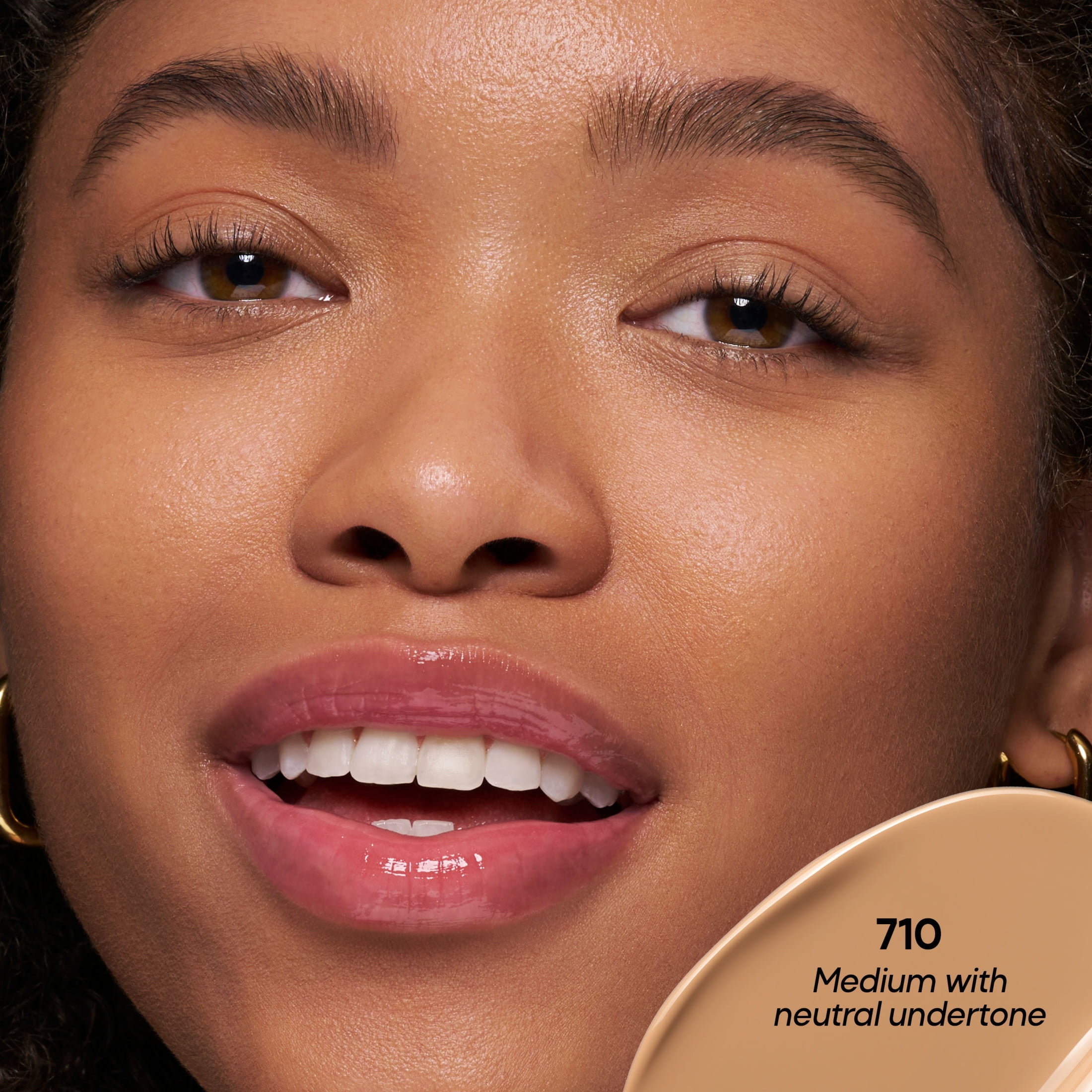 Almay Clear Complexion Foundation, Oil-Free Face Makeup for Acne-Prone Skin, 710, 1 fl oz