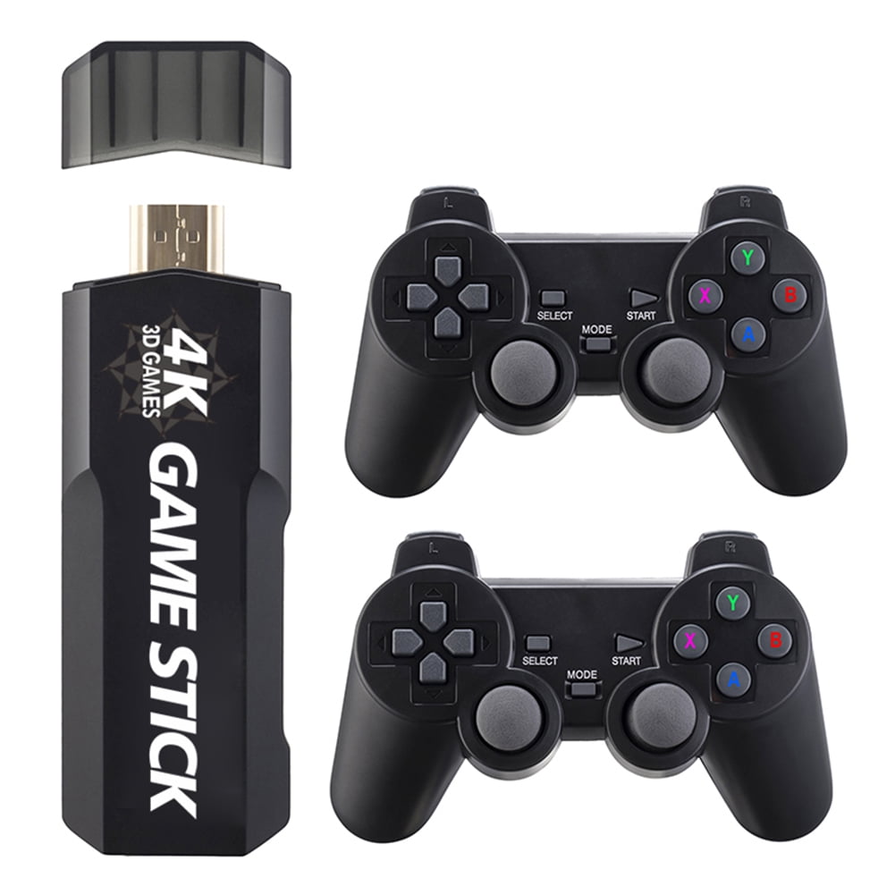 Video Game Stick 4K Console Double Wireless Controller (128G-40000+ Games)  