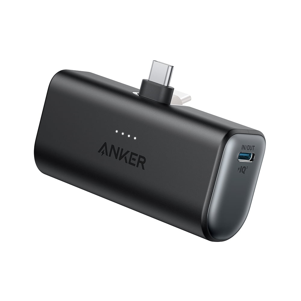 Anker Nano 5,000mAh Power Bank, 22.5W Fast Charging, Built-In USB-C Connector